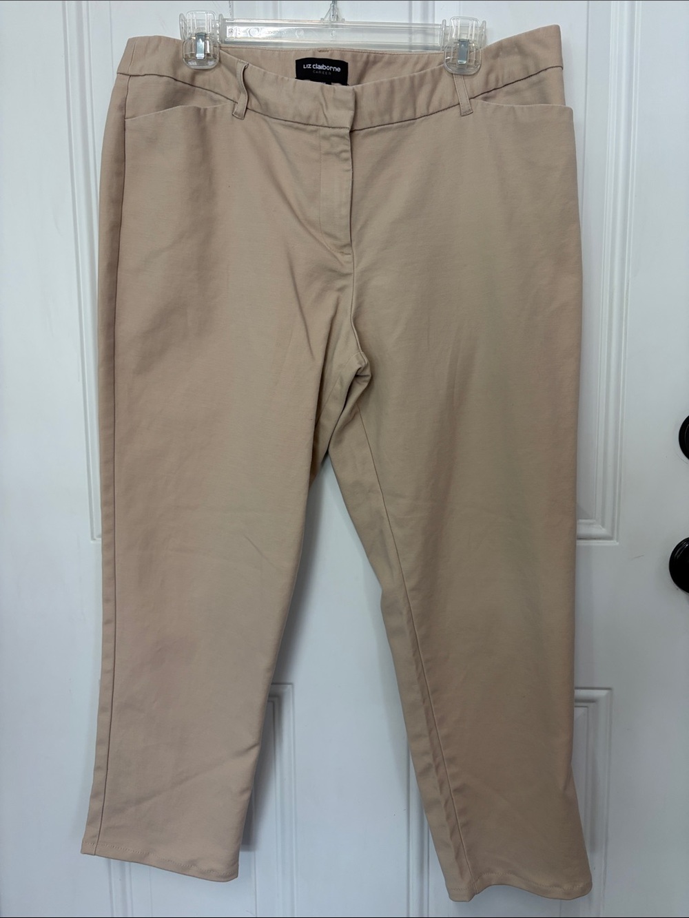 Liz Claiborne Beige Career Pants - Classic Emma